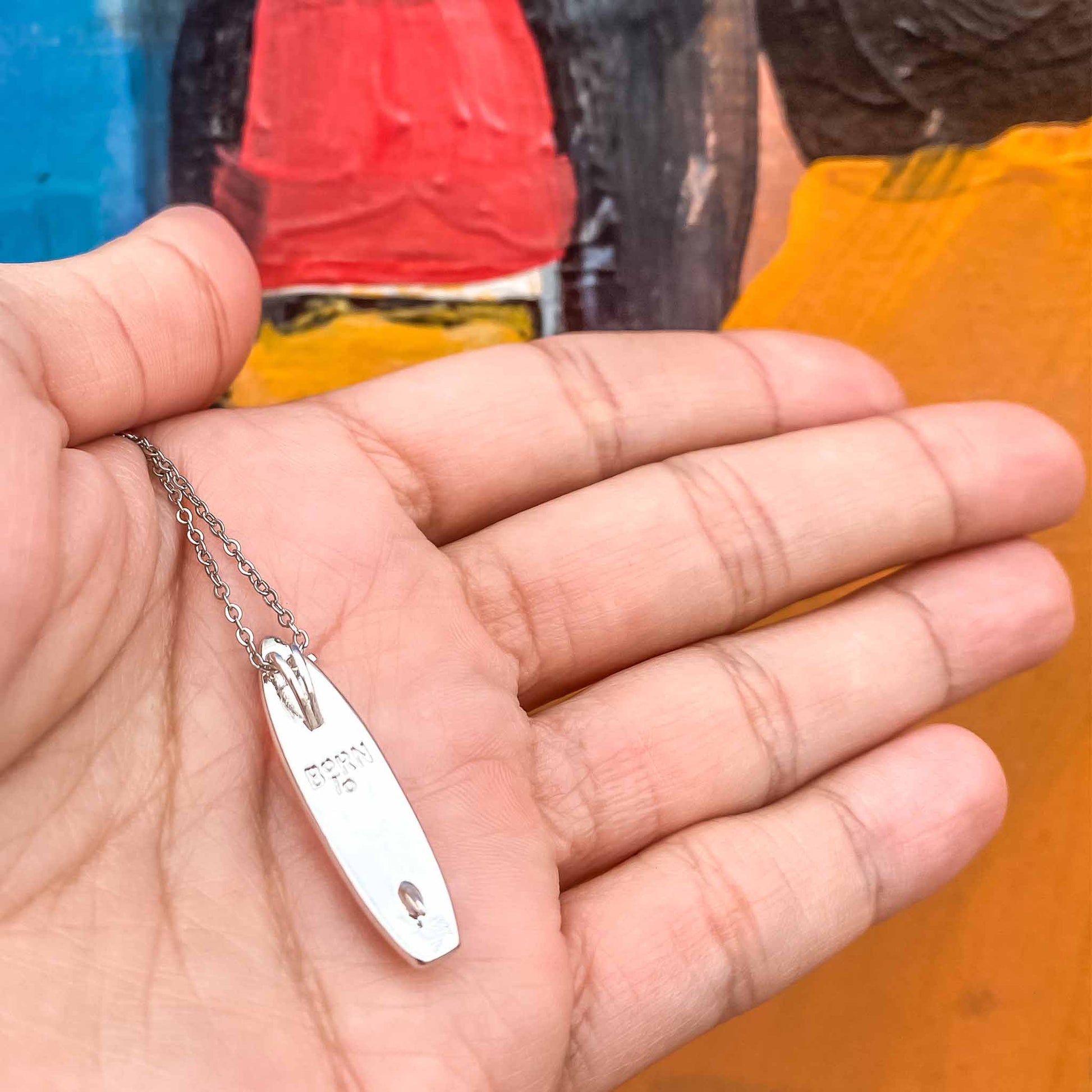 Looking for places to buy or rent a paddle board? This stand up paddle board pendant will be the best and highest performance SUP you'll ever find. Take your paddle board with you, even when you're not surfing, racing or touring. Shop July's birthstone SUP jewelry online or at a surf shop near you.