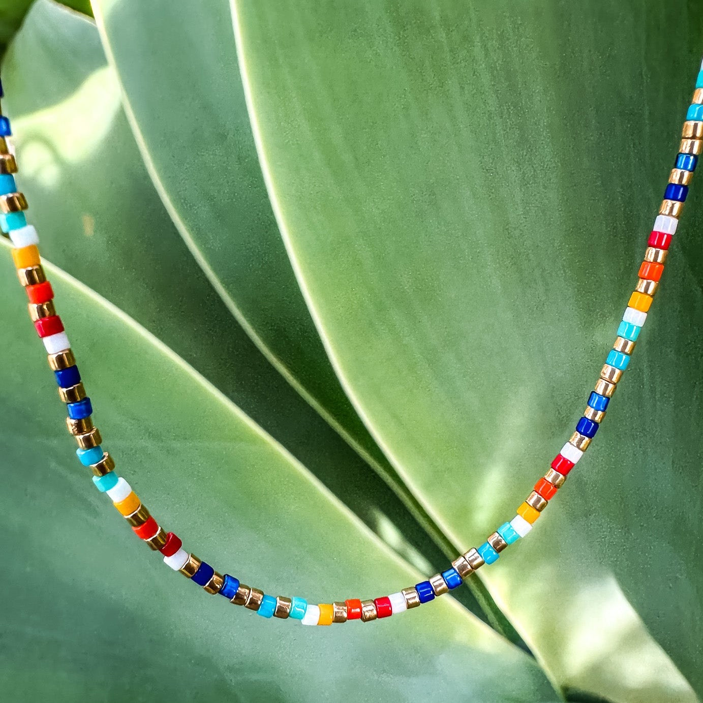 Multi-color Ceramic Bead Necklaces – Zinnia Folk Arts