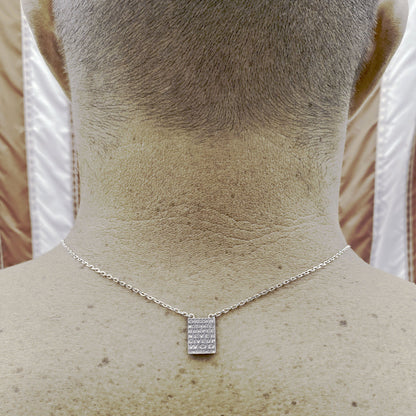 Crossfit Silver Necklace