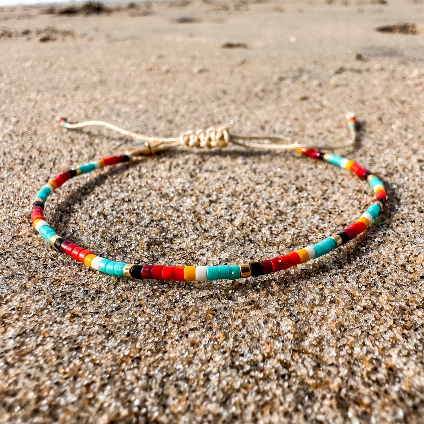 Bohemian Style Multicolor Beads Multilayer Bracelet Tree - Temu