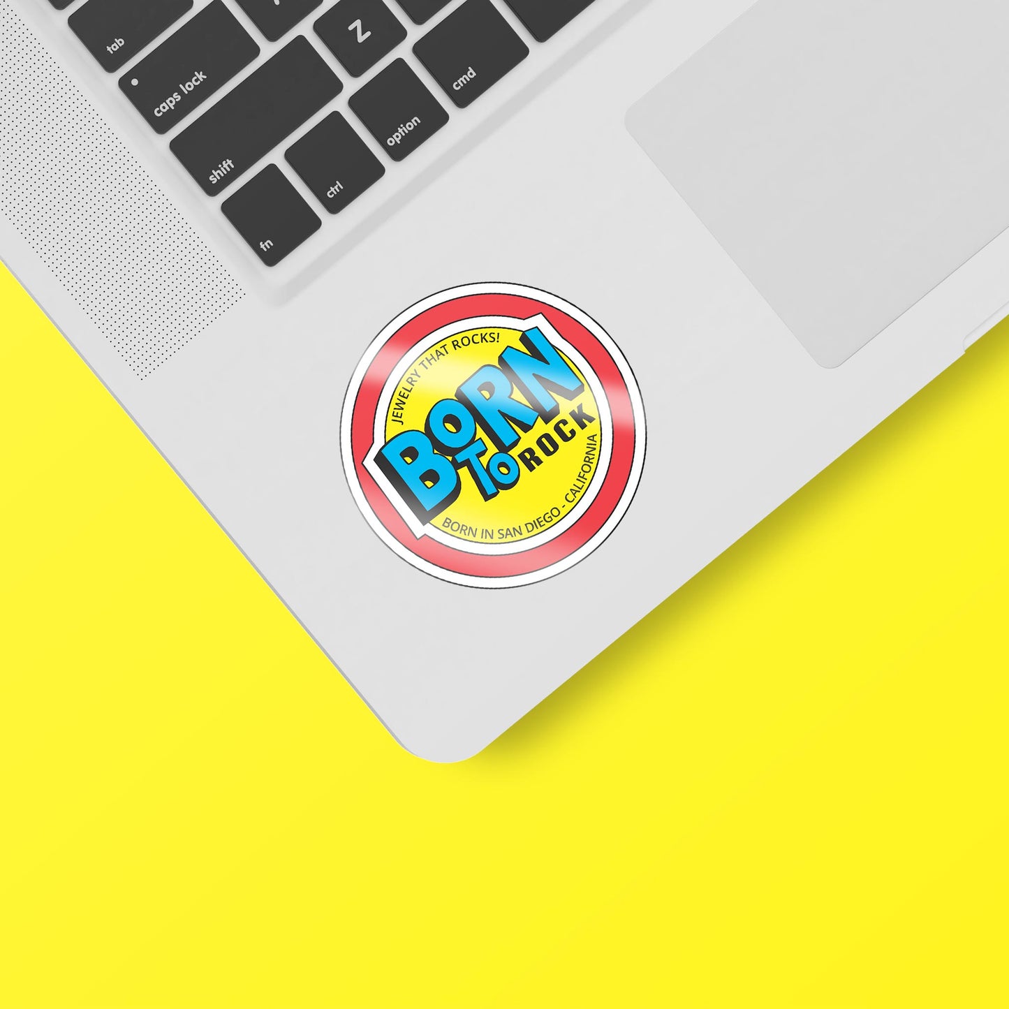 FREE Born to Rock sticker available in every online order! Our colorful sticker is great for decorating water bottles, car windows, journals, notebooks, laptops, cups, bikes, skateboards, anything you want to add that extra color and fun!